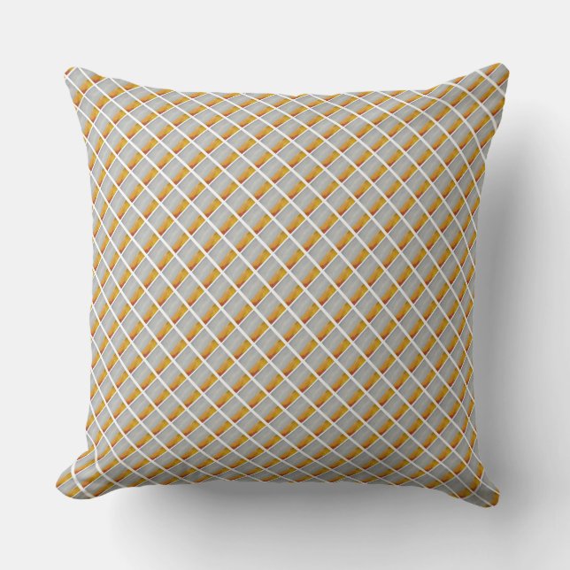 Belles nuances de bleu et de Coussin Motif orange (Recto)