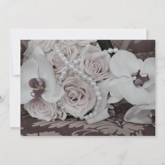 Belles Orchidées et Invitation Rose