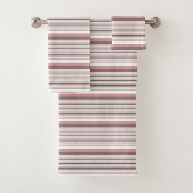 Belles rayures brunes blanches (En situation)