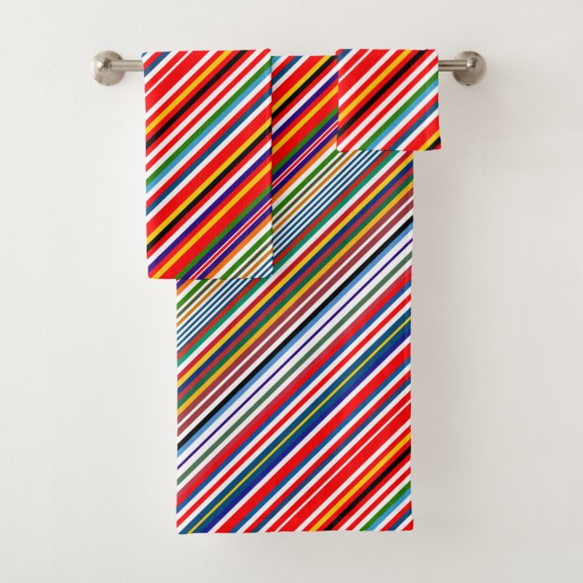 Belles rayures décoratives colorées (En situation)