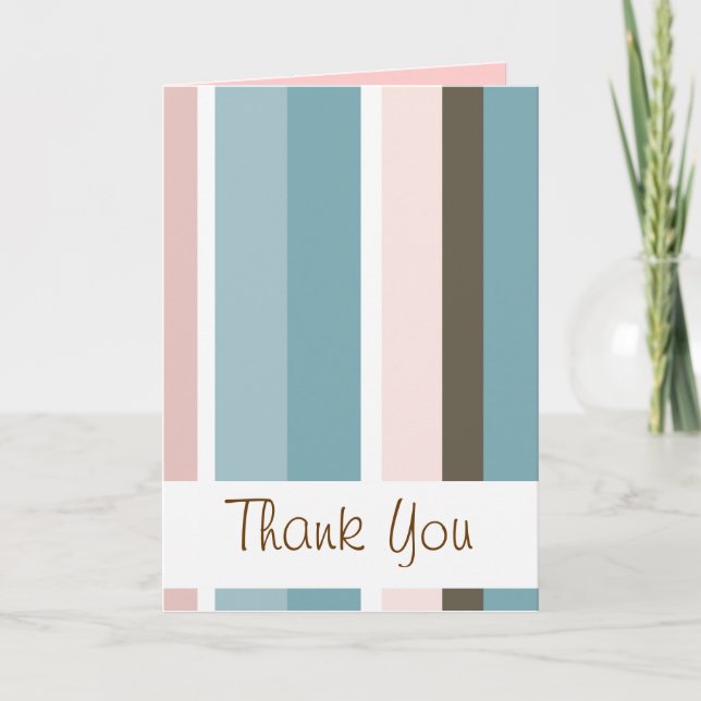Belles rayures - Merci - personnaliser (Devant)
