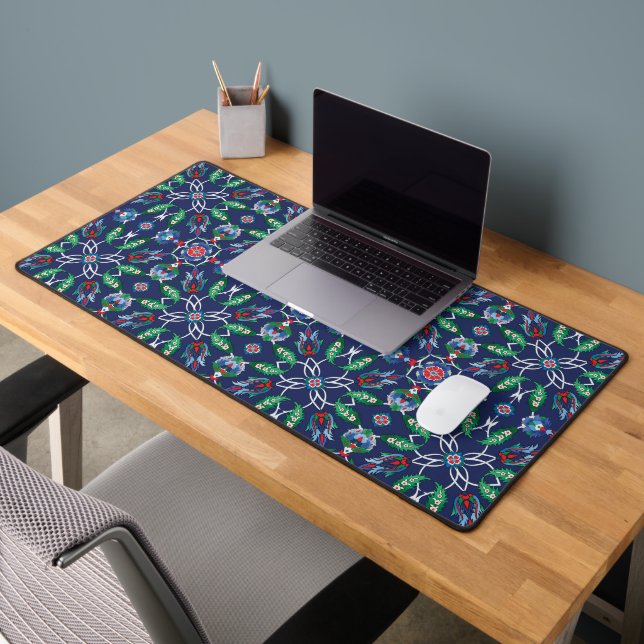 💙 Belles tuiles turques bleues d'Iznik (Bureau 2)