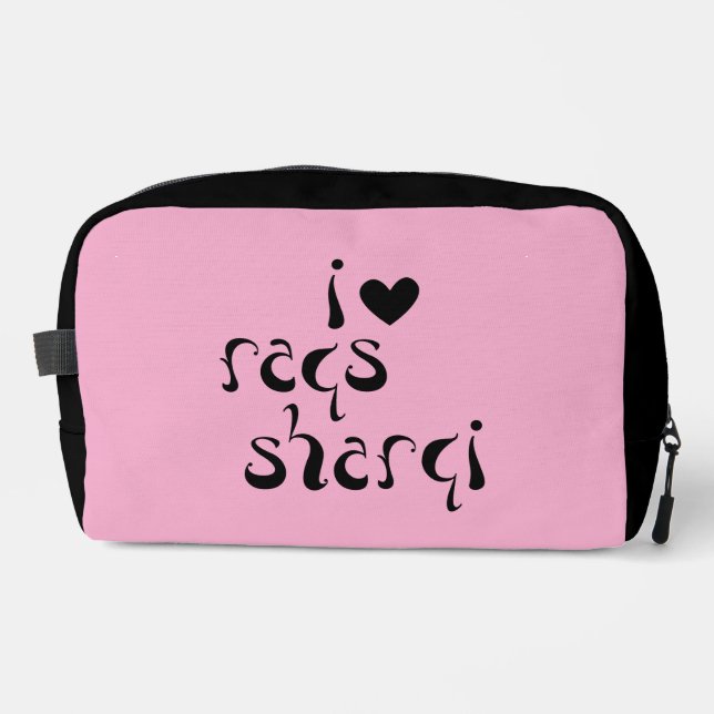 Bellydance "I Love Raqs Sharqi" Maquiller le sac (Recto)