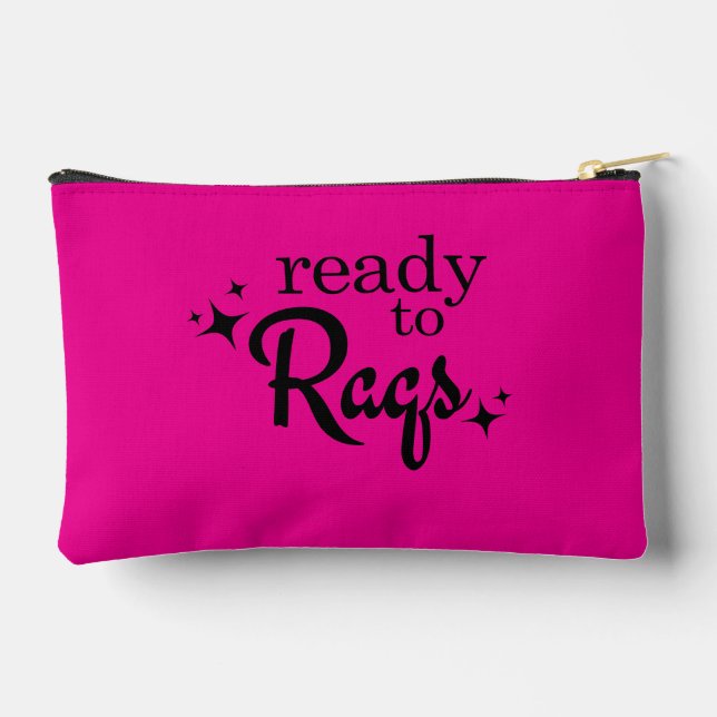 Bellydancer Raqs Sharqi Sac pour Zills, Pins, Clip (Verso)