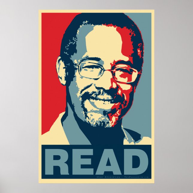 Ben Carson "Lire" Obama Poster Parodique (Devant)