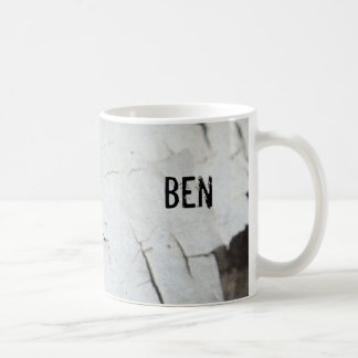 Ben Custom facked paint name mug