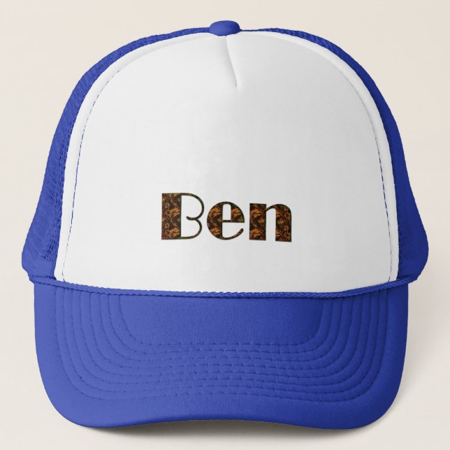 BEN Name Brandé Casquette cadeau personnalisé (Devant)