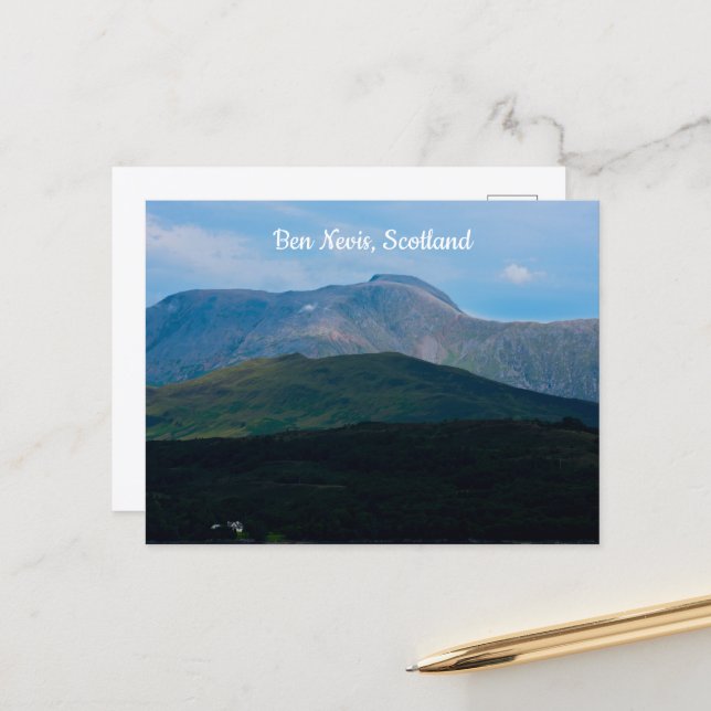 Ben Nevis, Ecosse Carte postale (Devant/Arrière en situation)