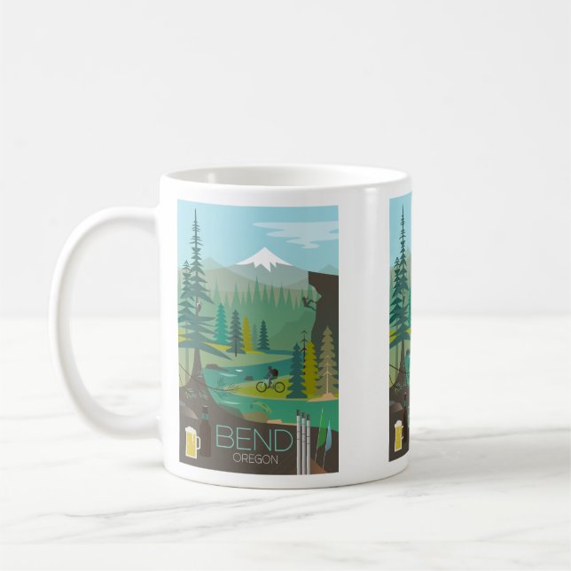 Bend, Oregon Mug (Gauche)
