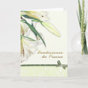 bendiciones de pascua, carte de Pâques heureuse