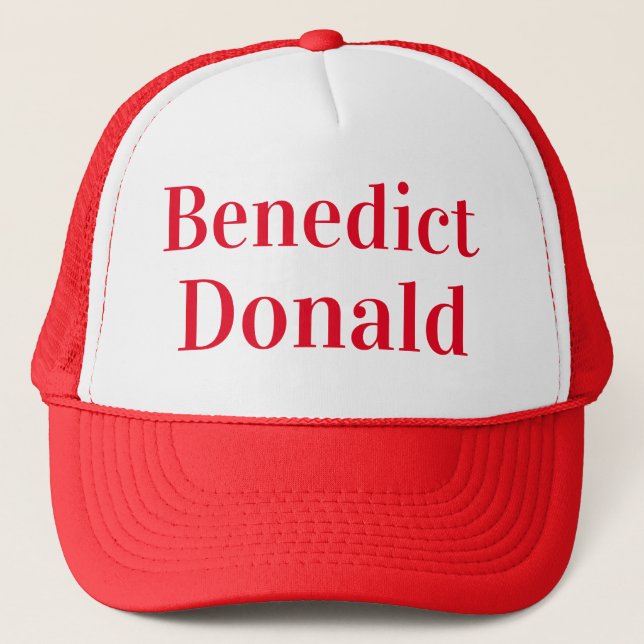 Benedict Donald Casquette (Devant)