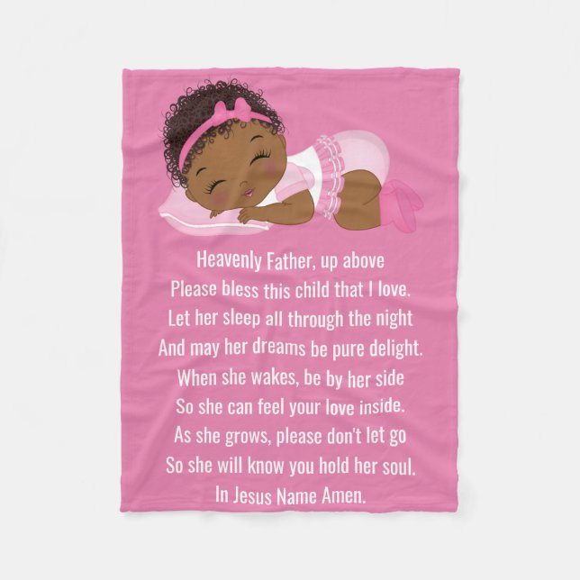 Bénédiction - Couverture en polaire, 60"x80" (Devant)