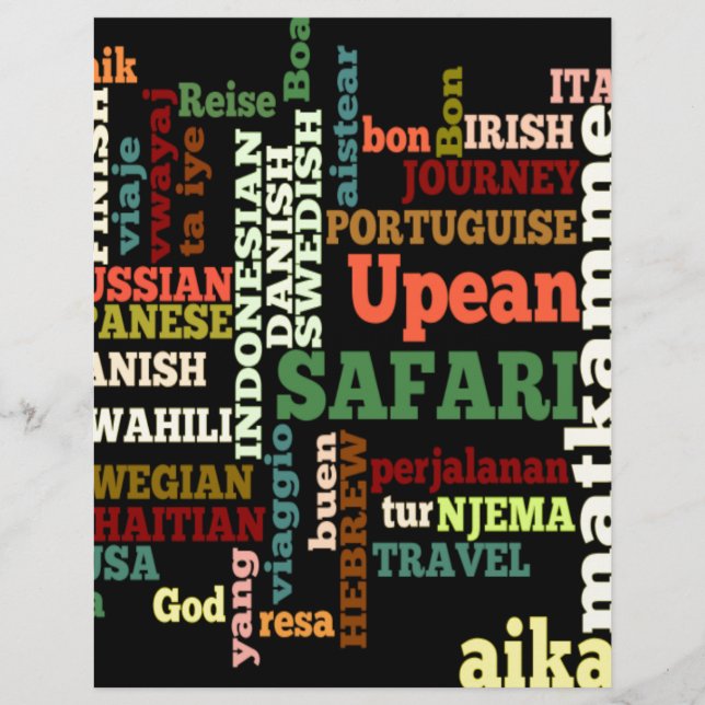 Bénédiction de voyage internationale (Devant)