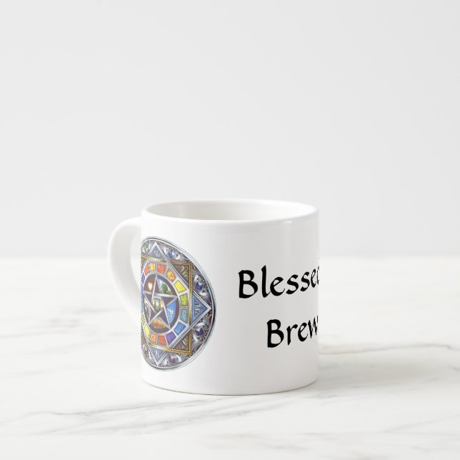 Bénédiction des éléments Espresso Mug (Devant gauche)