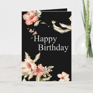 Bénédiction Hibiscus Carte d'anniversaire