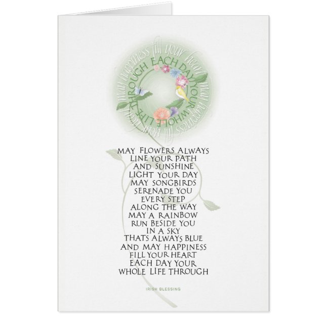 Bénédiction irlandaise (Devant)