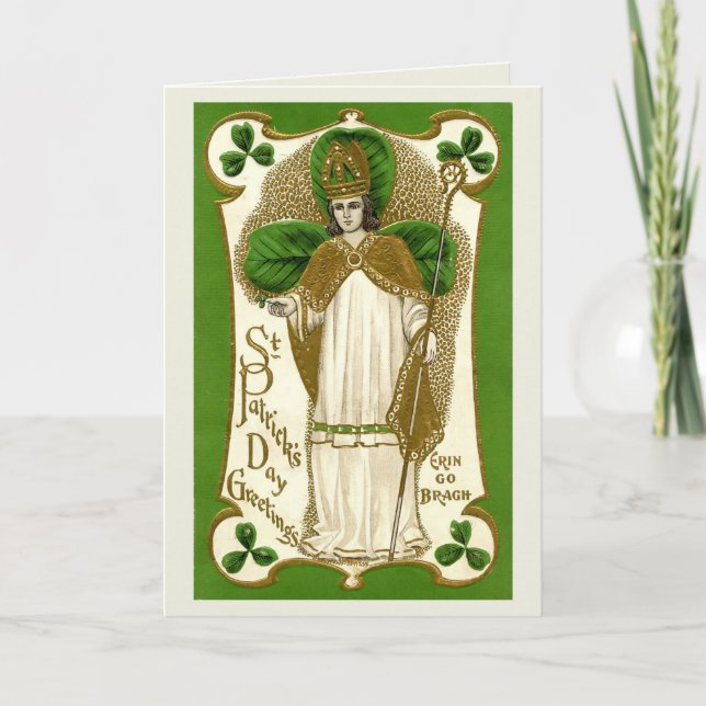 Bénédiction sur la Saint Patrick's Day - Carte (Devant)