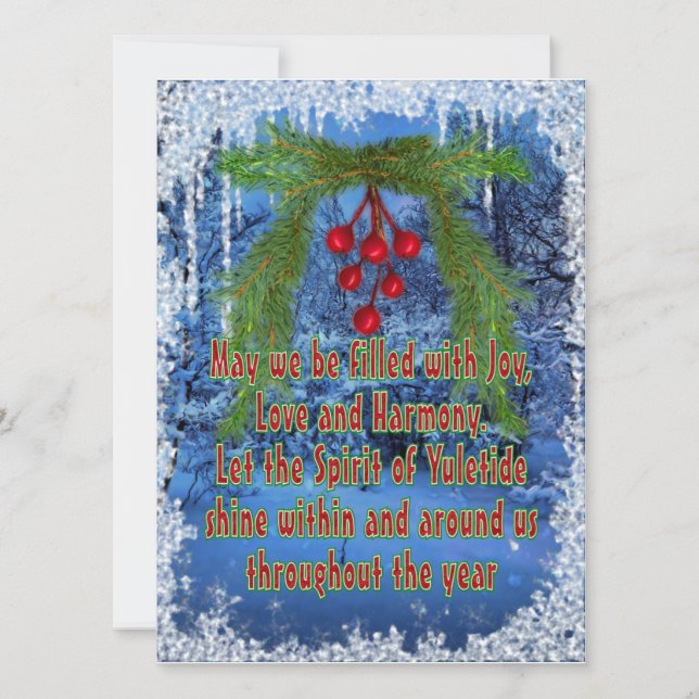 BÉNÉDICTION YULETIDE (Devant)