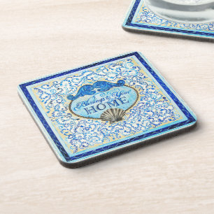 "Bénédictions à vos dessous de verre en plastique