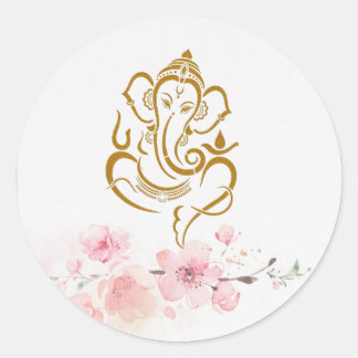 Bénédictions de Ganesh : Autocollant Divin