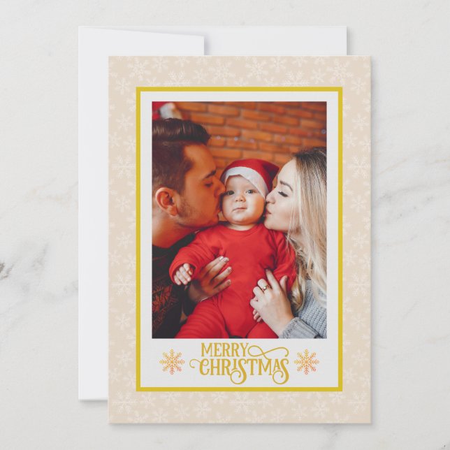 Bénédictions de Noël I Photo de famille et écritur (Devant)