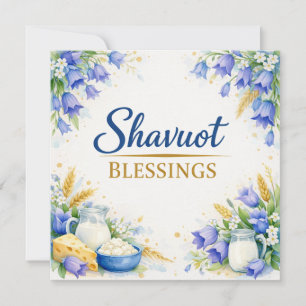 Bénédictions de Shavuot, Carte de Shavuot avec Jac