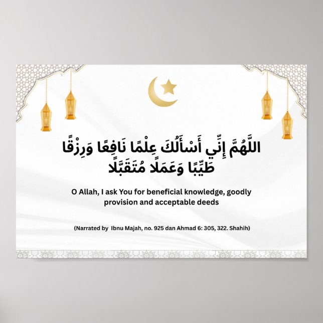 Beneficial Knowledge, Provision & Deeds Poster (Devant)