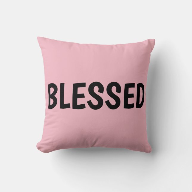 BÉNÉFICIÉ, Coussin rose (Recto)