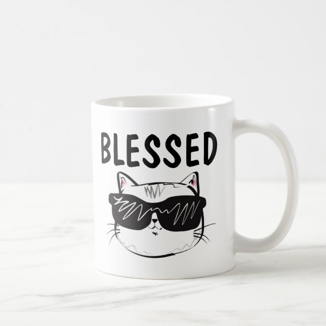 BÉNÉFICIE DE CAFÉ CHAT MUG (Droite)
