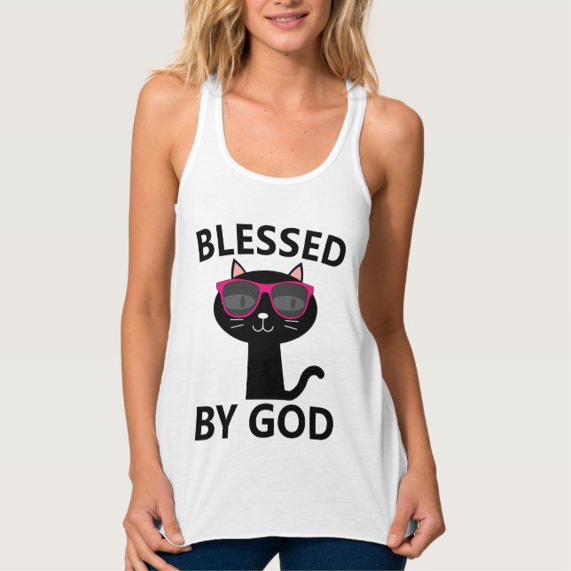 BÉNÉFICIÉ PAR LES T-shirts CHAT DE DIEU (Devant)
