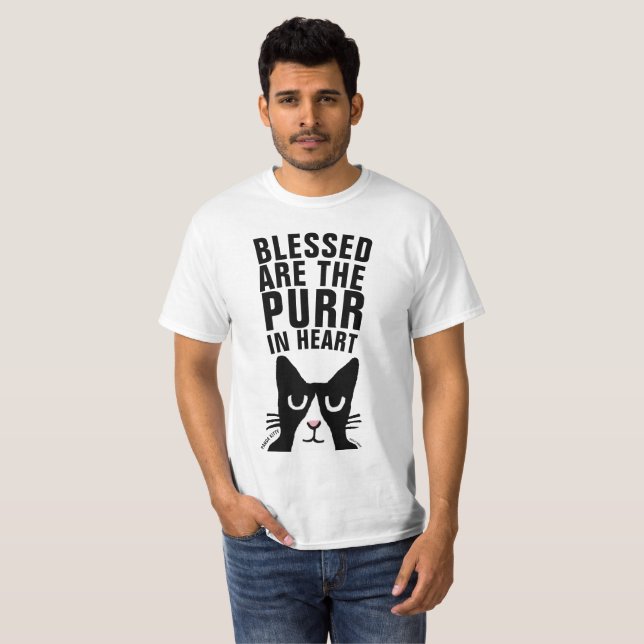 BÉNÉFICIÉ SONT LE PRIER EN COEUR, T-shirts CAT Fun (Devant entier)
