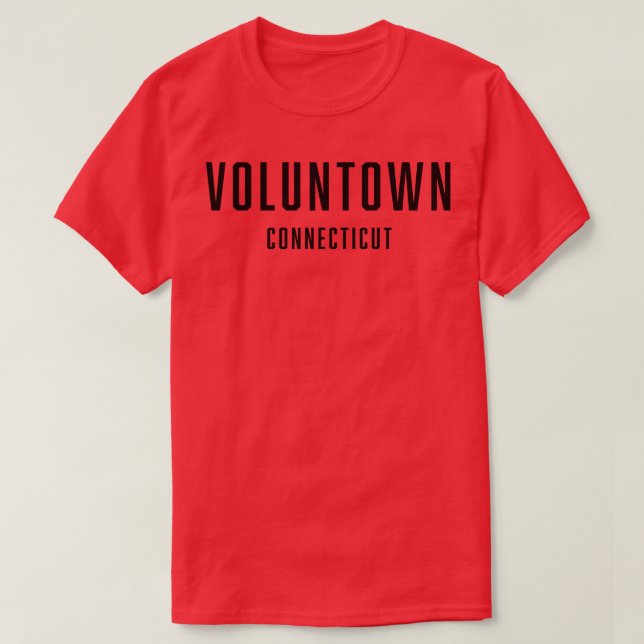Bénévolat Connecticut TShirt (Design devant)