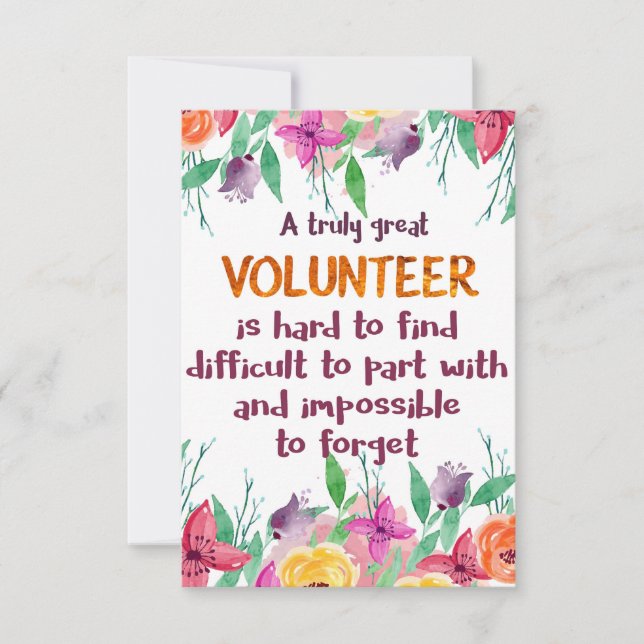 Bénévole Merci Bénévole cadeau d'appréciation (Devant)