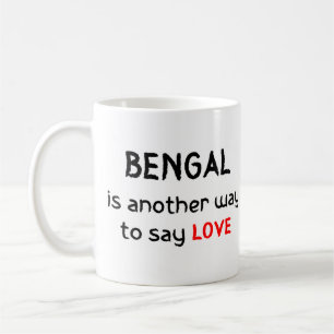 bengale amour café tasse
