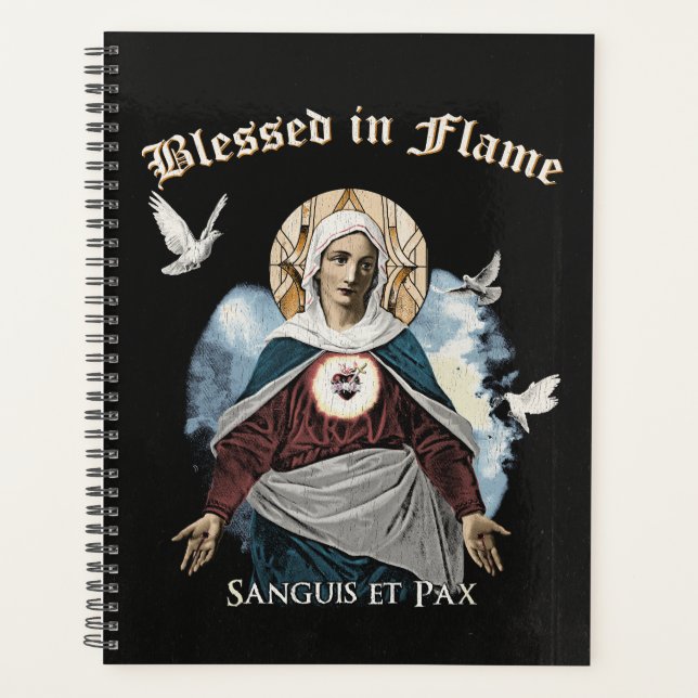 Béni dans la flamme - Design gothique (Devant)