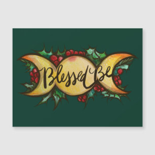 Béni Soit Triple Lune Déesse Holly Yule