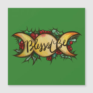 Béni Soit Triple Lune Déesse Holly Yule