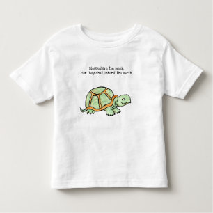 Béni sont le T-shirt Meek Turtle Toddler