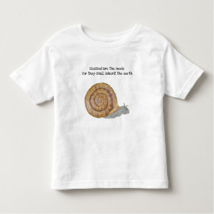 Béni sont les Meek Snail Toddler T-shirt