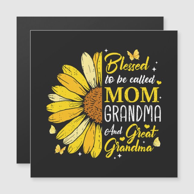 Bénie d'être appelée maman grand-mère (Devant / Derrière)