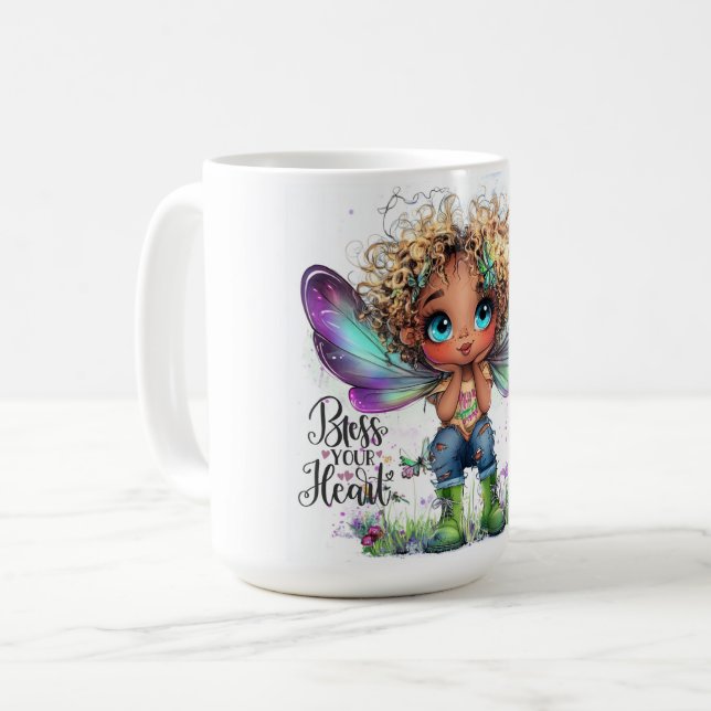 Bénissez votre coeur Fairy Mug (Devant gauche)