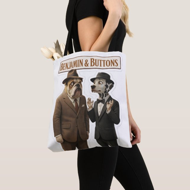 Benjamin button detective duo tote bag (De près)