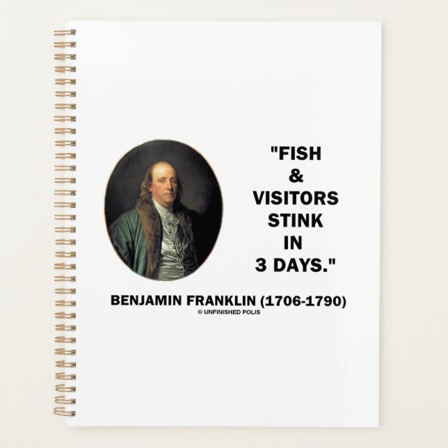 Benjamin Franklin Fish & Visiteurs Puissent En 3 J (Devant)