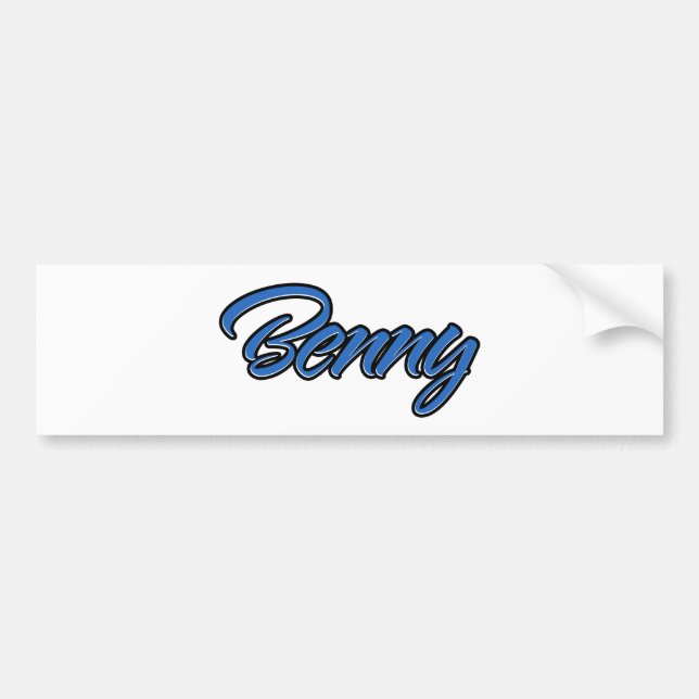 Benny Nom Autocollants Stickers Autocollant pour v (Devant)