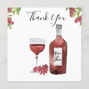 Benvenuti Italia Mariage Merci Cartes