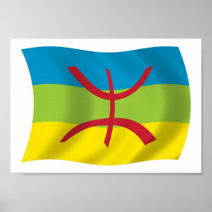 Berber People Flag Poster Print