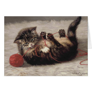 Berceau de chat, Un chat jouant avec une pelote de