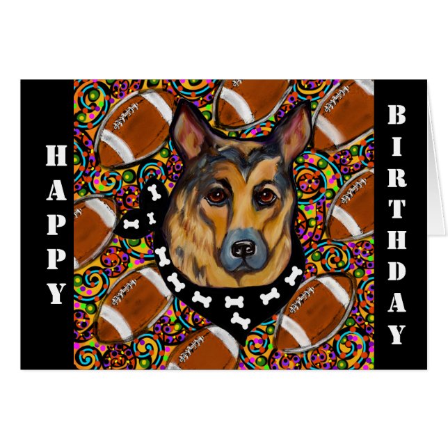 BERGER ALLEMAND  (Devant horizontal)