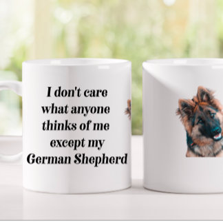 Berger Allemand Drôle Mug Cadeau Sourire