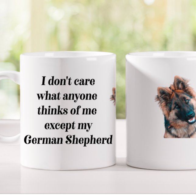 Berger Allemand Drôle Mug Cadeau Sourire (Créateur téléchargé)